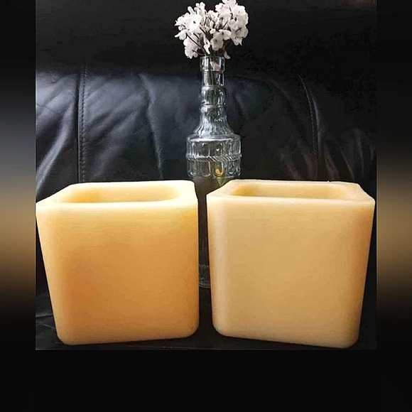 Large Decorative Luminary Nested Cube Candles - Picture 2 of 7